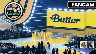 4K BTS Butter @ 2021 American Music Awards FanCam 