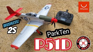 ParkTen BRUSHLESS 2S 510mm P51D Best Micro Warbird Under $100? ($88 BEFORE codes!) 🔥