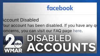 Facebook and Instagram unresponsive to user after accounts are disabled