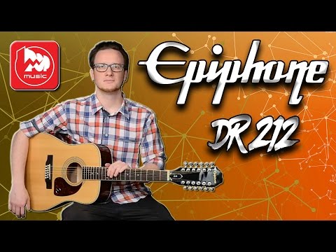 Русскоязычный обзор акустической гитары Epiphone DR-212