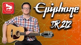 Video thumbnail for EPIPHONE DR-212 - доступная 12-ти струнная гитара by PopMusicRu