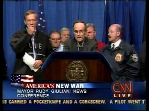 CNN 9/11 LIVE TV Coverage (9/14/01) 9:45 A.M - 10:00 A.M