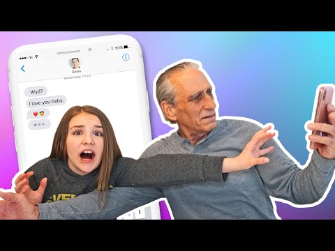 Grandpa REACTS to MY FUNNIEST Texts **CRUSH ASKED ME OUT**📱💞| Piper Rockelle Video