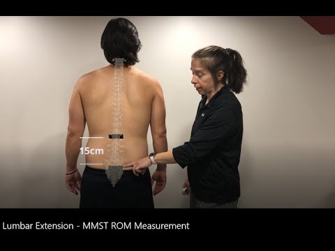 Range of Motion Measurement: Lumbar Extension