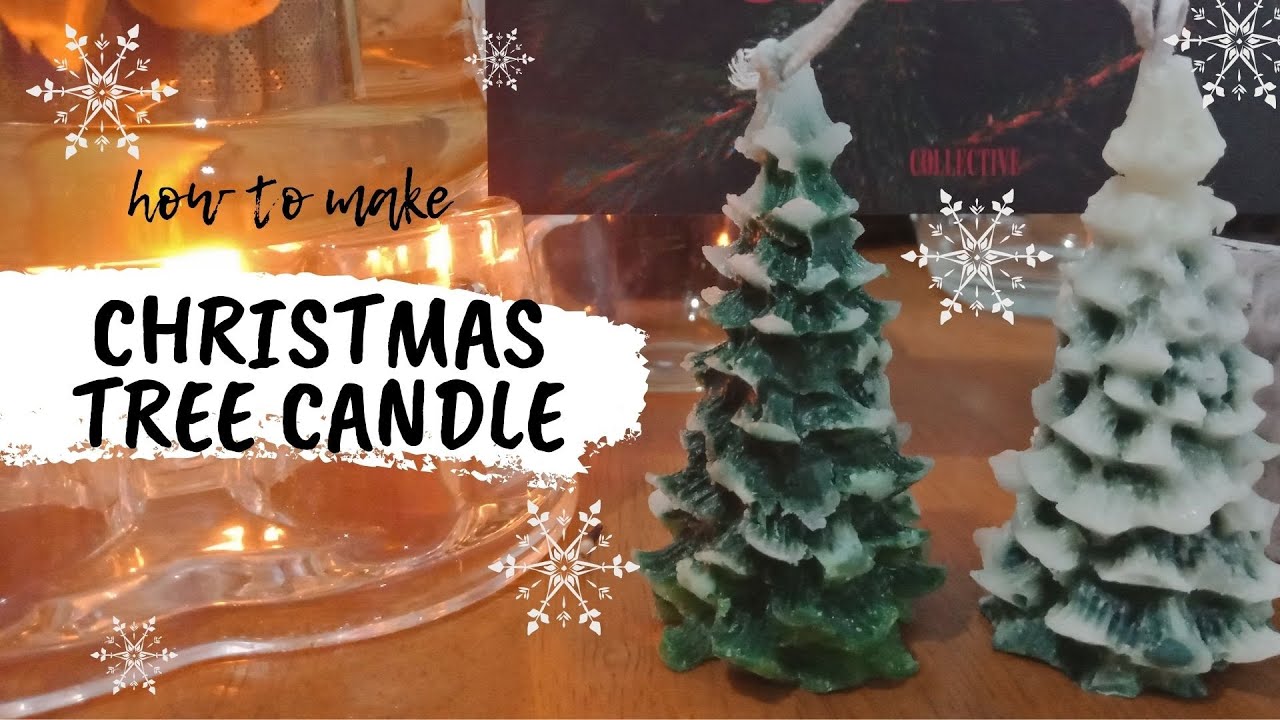 How to make scented candles - Candle making basics Christmas Tree | SoapStudio