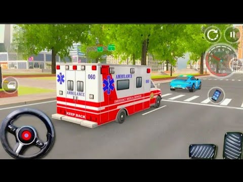 Ambulance rescue simulator game - ambulance city rescue 3d game