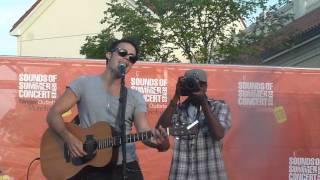 Kris Allen Sings My Weakness at Tanger Outlets in Deer Park 7/14/12