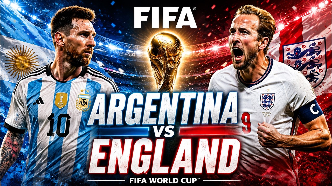 FIFA World Cup 2026 Semi Final LIVE: Argentina vs England | Lionel Messi | Harry Kane