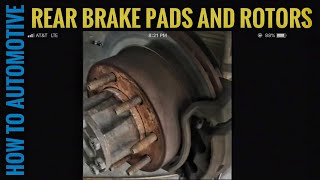 How to Replace Rear Brake Pads and Rotors on a 2001 Ford Excursion