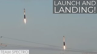 SpaceX Falcon Heavy Launch and Landing Close Up: Nasa Causeway