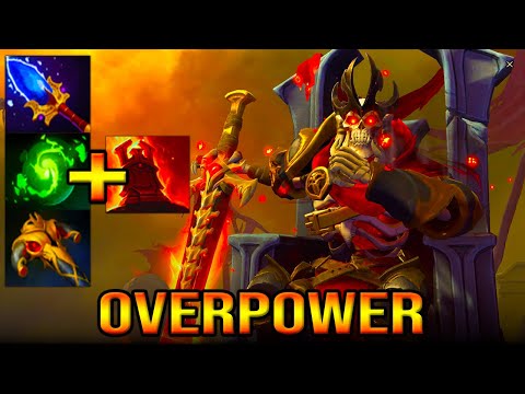 OVERPOWER CARRY [ Wraith King ] INFINITY WAR - DOTA 2 GAMEPLAY