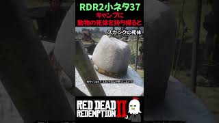 【RDR2】動物の各死体をキャンプに持ち帰ると……【レッドデッドリデンプション2】
