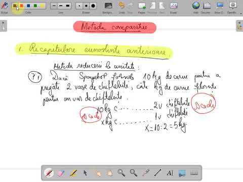 Metoda comparatiei clasa a V a ( www.supermeditatii.ro)