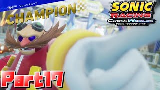 【ソニックレーシングクロスワールド】世紀の天才科学者！自分の順位より娘が気になる？/SONIC RSCING CROSS WORLDS Ec_POW Game Live part17
