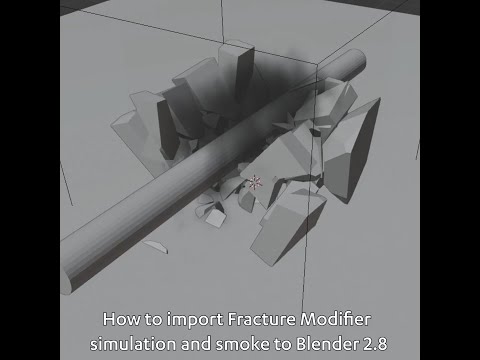 Daily Blender Secrets - Importing physics and smoke to Blender 2.8