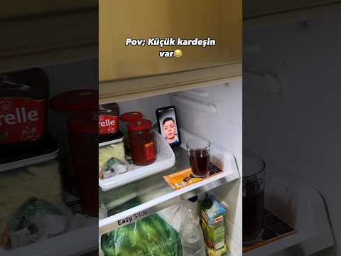 KÜÇÜK KARDEŞİN VARDIR! 😂❤️ #keşfet  #shorst