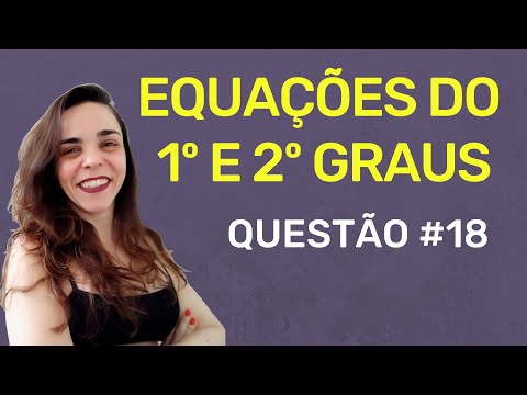 Resolução de problemas usando equações – Questão #18 | ajuhdamatematica