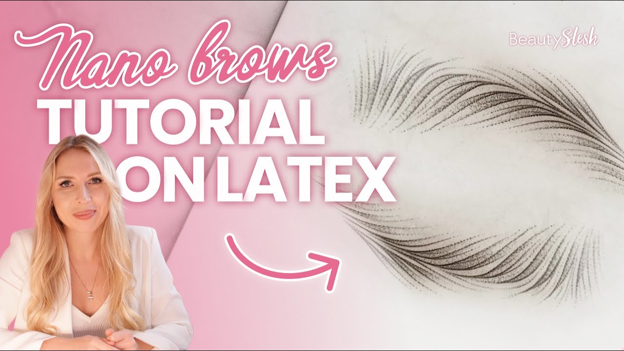 Nano brows Drawing Practice On Latex | Step-by-Step PMU Tutorial for Beginners