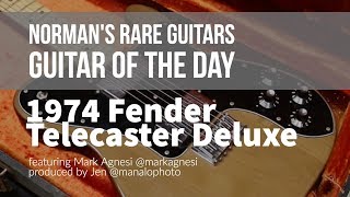 Video thumbnail for Norman's Rare Guitars - Guitar of the Day: 1974 Fender Telecaster Deluxe by Normans Rare Guitars