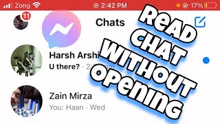 How To Read Messenger Messages WITHOUT Opening 🔥 (QUICK TRICK PROOF)
