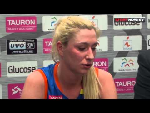 Anna Dąbek o meczu z Glucose ROW Rybnik [4.03.2015]