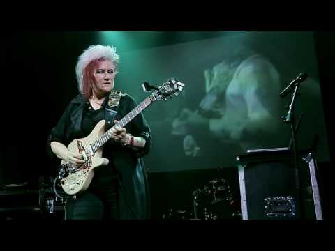 Jennifer Batten "Guitar History" Live performance at Hard Rock Cafe, Almaty, Kazakstan
