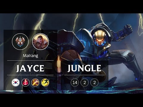 Jayce Jungle vs Elise - KR Challenger Patch 8.24