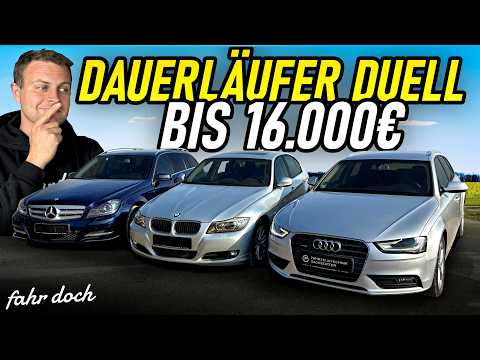 Which is the BEST mid-range used car? C-Class vs BMW 3 Series vs Audi A4 | Drive it