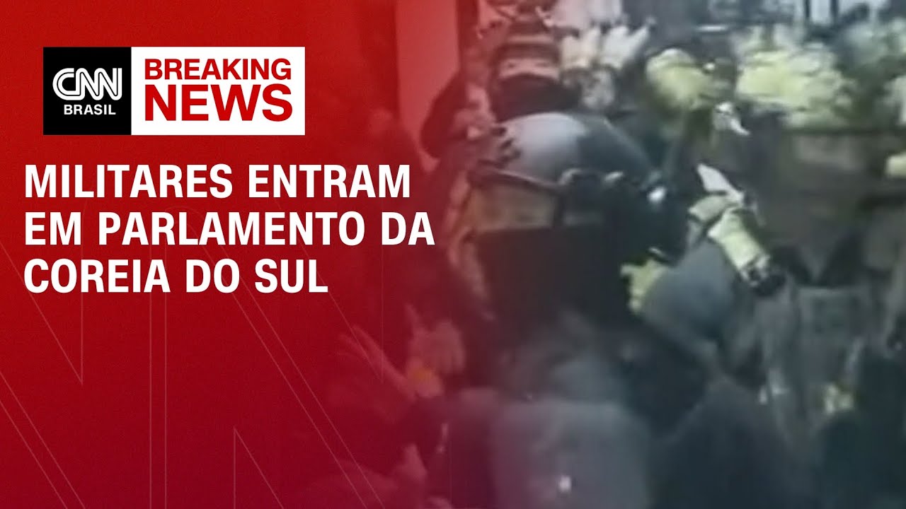 Militares entram em Parlamento da Coreia do Sul | BASTIDORES CNN