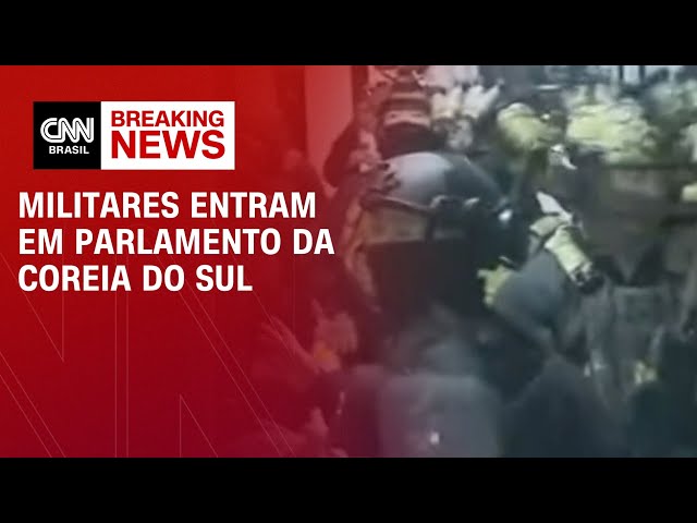 Militares entram em parlamento da Coreia do Sul | BASTIDORES CNN