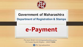 e-Payment | Department of Registration & Stamps | Inspector General of  Registration | IGR