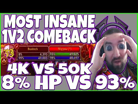 MOST INSANE 1vs2 COMEBACK YOU'VE EVER SEEN - AFFLICTION WARLOCK VS BOOMKIN & AFFLICTION WARLOCK