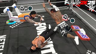 WWE 2K25 - Best Double Finisher Combos! (pure chaos)