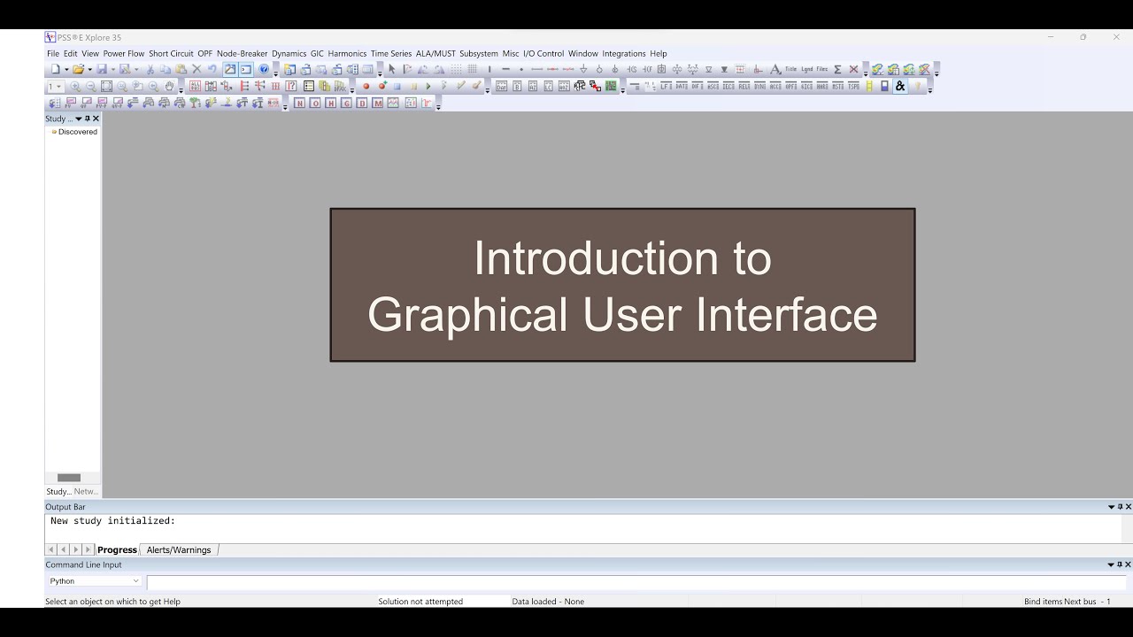 Introduction To PSSE Interface
