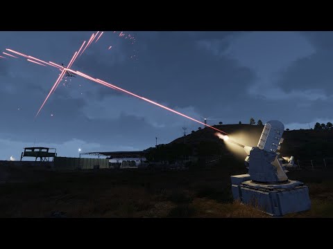 SAM/C-RAM System in Action vs Fighter Jet MIG-29 - Phalanx CIWS - Military Simulation ArmA 3