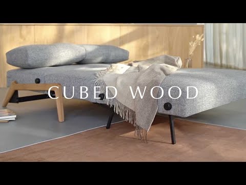 Cubed Wood Sofabed by Innovation Living  | HOMELESS Lifestyle Store
