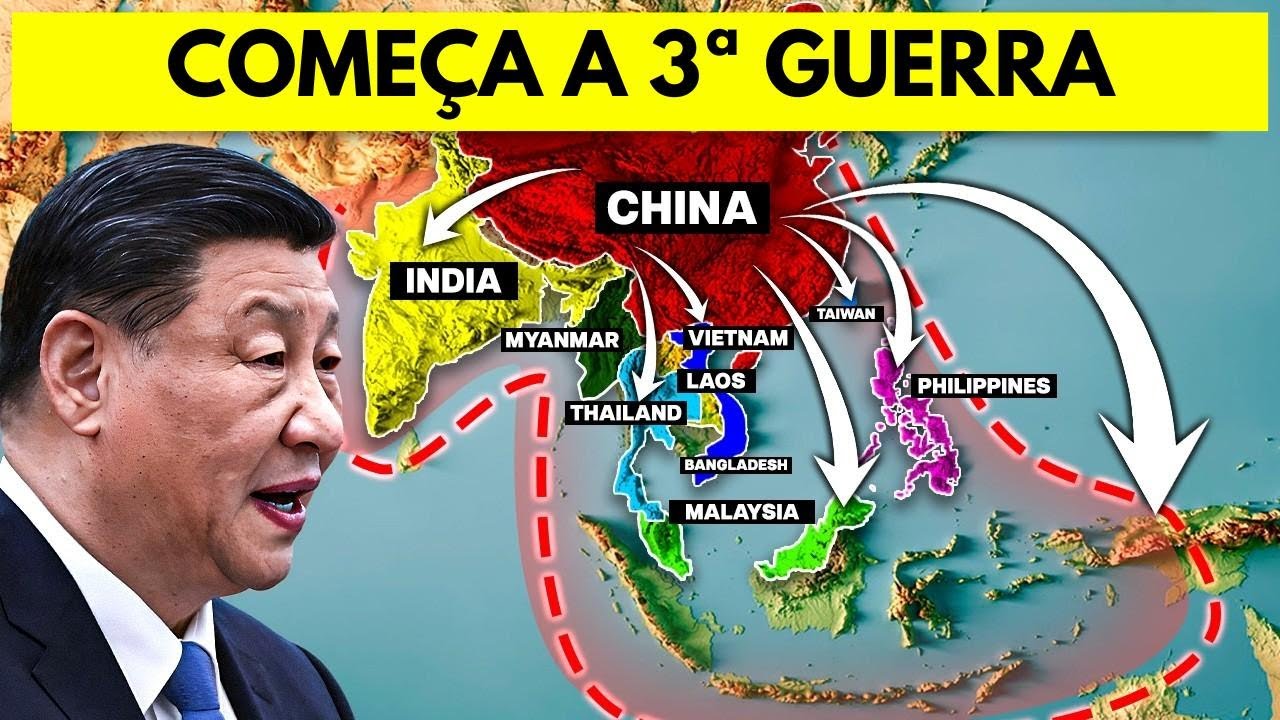 Plano da China para atacar Índia e outros 5 países de uma vez (Guerra da Água)