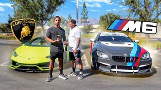 $180k Modded BMW M6 vs my Lamborghini Evo! (Street Race)
