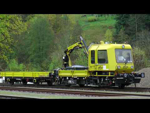 Baufahrzeuge der AVG in  Baiersbronn