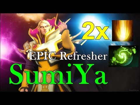 SumiYa - EPIC Refresher Combo - 2x Cataclysm - Comeback Game - Dota 2