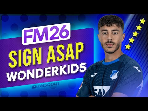 Wonderkids You NEED To Sign ASAP In FM26 | Football Manager 26 Best Wonderkids