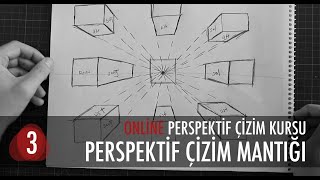 PERSPEKTİF ÇİZİM MANTIĞI - Perspektif Kursu - #Ç0018