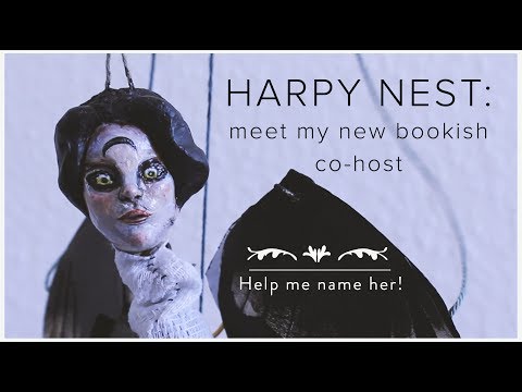 My DIY Harpy Puppet: Meet My Bookish CoHost!