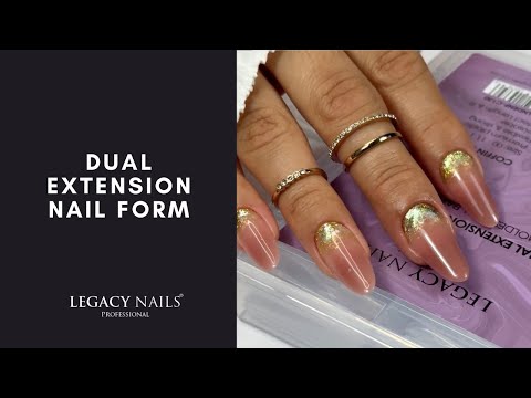Make your creations with Dual Extension Nail Form │ LEGACY NAILS