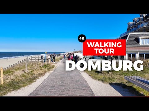Domburg, Zeeland, Netherlands 🇳🇱 Walking Tour | Beach, Town & Nature (4K 60FPS, 2025)