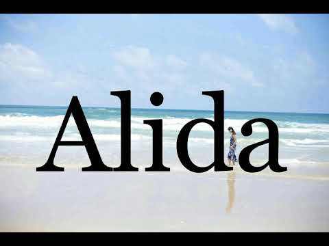 How To Pronounce Alida🌈🌈🌈🌈🌈🌈Pronunciation Of Alida