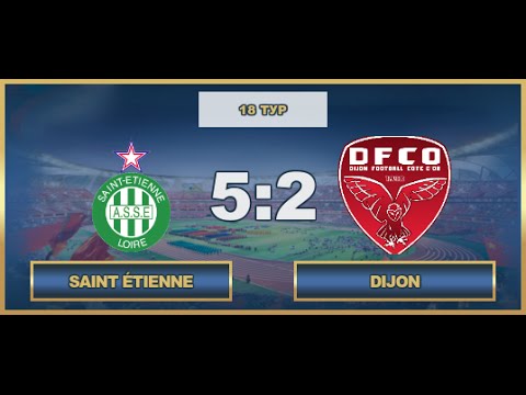 AFL. France. Ligue 1. Tour 18. Saint Étienne - Dijon