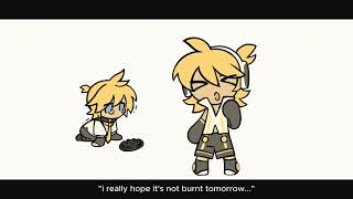 Cover art for KAGAMINE LEN \ My bread was burnt to a Crisp