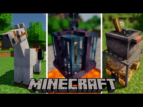 Boodlyneck - Top 10 Minecraft Mods Of The Week | Caged Mobs, Croptopia, Farmer's Delight, Ender Chested & More!