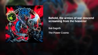 Behold, the armies of war descend screaming from the heavens!